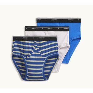 Jockey Mens Classic Low Rise Brief Size 36 100% Cotton 3 Pack